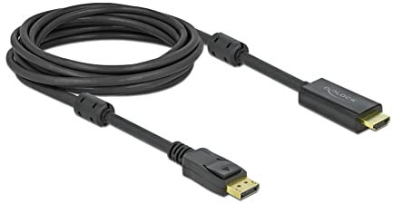Delock Aktives DisplayPort 1.2 zu HDMI Kabel 4K 60 Hz 5 m
