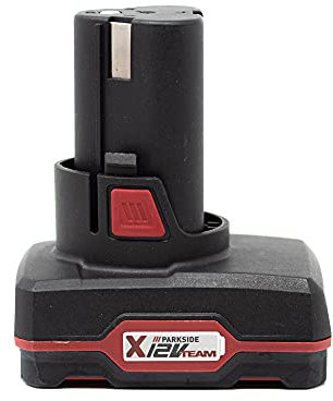 Parkside PAPK 12 B3 Batteria agli ioni di litio, tensione della batteria 12 Volt, 4,0 Ah, compatibile con tutti i dispositivi Parkside X12 Volt Team