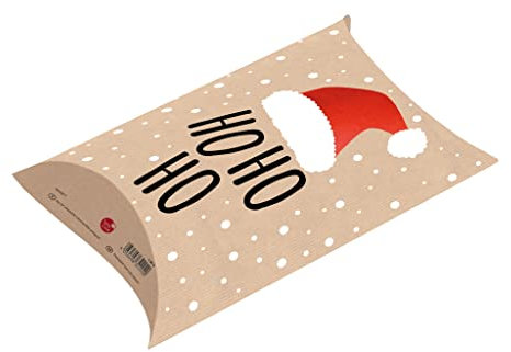 Susy Card 40049977 Geschenk-Faltbox Weihnachten Ho ho ho, FSC, 5 Stück
