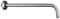 12 Inch Shower Arm with Flange,Stainless Steel Wall-Mounted Shower Head Arm for Fixed Shower Head, Brushed Nickel