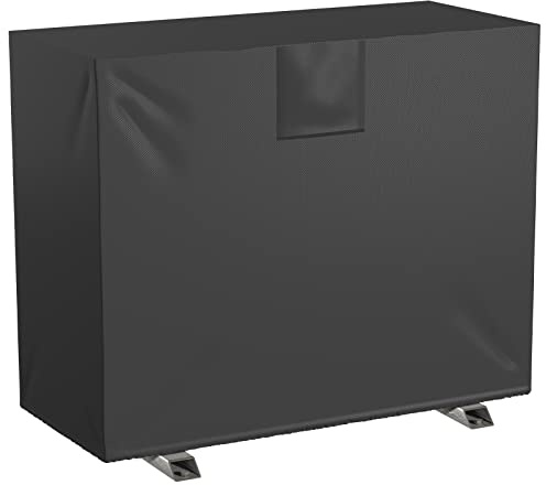 BEWAVE Mini Split Air Conditioner Cover for Outside Compressor Units Waterproof AC Cover with Vent Hole for Outdoor Mini Split System AC Unit Fits up to 35.8 x 14.1 x 27.1 inches