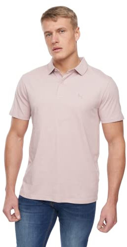 Bewley and Ritch Polo performant pour homme, parfait pour les loisirs et l'extérieur, tailles M, L, XL, XXL, Nandor/rose clair, XL