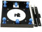 TOCHCA Adapter for 3.5 Inch Hard Drive to 5.25 Inch DVD-ROM Drive in Black Metal Shockproof
