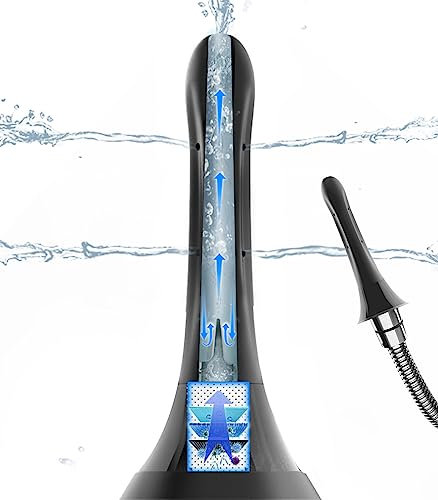 Po Dusche Duschbrause, Duschkopf Analdusche Mit 7 Sprühlöchern, Duscharmatur zur Darmreinigung verhindern Rückfluss, Handbrausen (1)