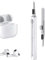 Kit de Nettoyage pour AirPods – Kit de Nettoyage 3 en 1 pour écouteurs Compatible AirPod/AirPod Pro avec éponge, Brosse, Pointe en métal, kit de Nettoyage Multifonction pour écouteurs, AirPods, étuis