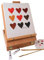Loveria Tischstaffelei Holz, Acrylfarbe Set | Kompletter Malkoffer mit integrierter Staffelei aus Buchenholz | 24 Acrylfarben, 10 Pinsel, 2 Bleistife, Leinwand und vieles mehr