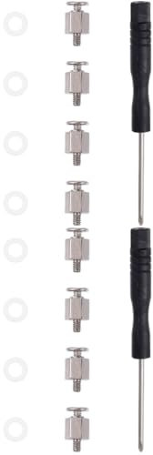 jojofuny 2juegos Kit De Para Montaje De Ssd Set De Accesorios Inoxidable Para Instalación Pc y Destornillador Para Entusiastas Computación