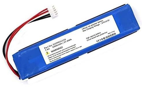 Ukkipower Replacement GSP0931134 Battery Compatible with Xtreme JBLXTREME Portable Speaker (7.4 V, 5000 mAh/37.00 Wh)