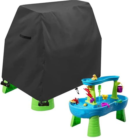 QARIDO Kids water table cover for Step 2 Table, Toddler Sand and Water Table Toys Covers, Rain Showers Water Table Cover for Children's Water Toys and Outdoor Water