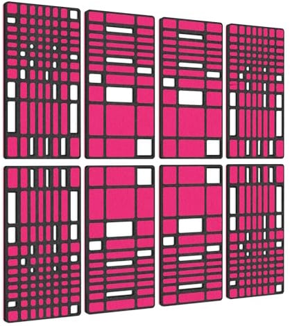 platino24 „MANHATTAN“ 8er-Set Akustik-Objekt/Wandpaneele für optimale Raumakustik/INNOVATIVES DESIGN / 200 x 200cm