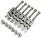 1 Set Of 6 Pieces Electric Guitar Bridge Stainless Steel Saddles For FR Floyd Rose Tremolo System