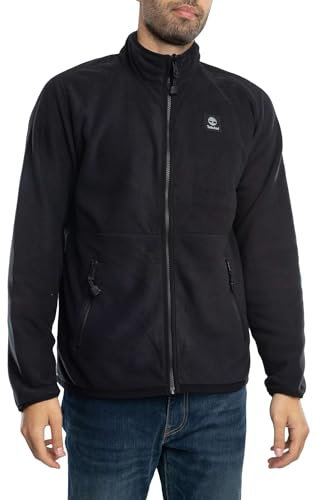 Timberland - Pile Uomo con Zip e Patch Logo - Taglia XL