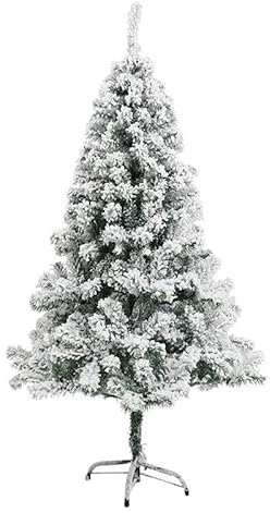 CWZZWS Weihnachtsbaum, 60/90 cm, Sprühschnee, PVC-Material, künstlicher Fichtenbaum, weiß/grün, für Feiertage, drinnen und draußen, Party-Dekoration, Atmosphäre