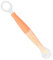 Cuillère double pour bébé - Cuillère à purée de fruits à double tête - Vaisselle pour - Complément alimentaire pour bébé - Cuillère souple en acier inoxydable pour et bébés