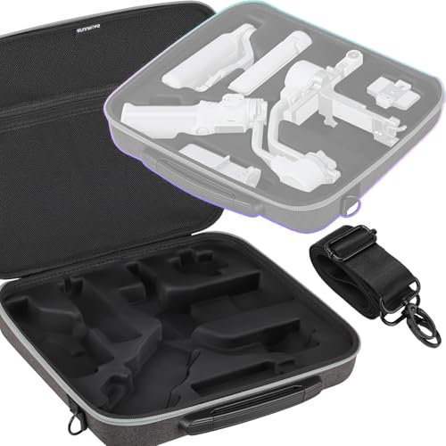 Honbobo Custodia Case per DJI RS 4 Mini, Borsa da trasporto Custodia protettiva Custodia di stoccaggio Accessori per DJI RS 4 Mini Ronin Handheld Stabilizzatore