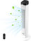 VEVOR Ventilateur Colonne, 996 mm, Ventilateur Tour Sol Oscillant 70° Silencieux Portable, 6,7 m/s, Vitesses Réglables, avec Minuterie 12 h, Télécommande, Refroidissement pour Chambre, Bureau, Maison