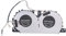 MHADBKH Fan Enfriamiento CPU Portátiles Originales para C740-15 C740-15Iml Serie Notebook 4Pin 4 HOPTOPS COLTERS Ventilador