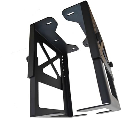 Obotsnoi Soporte para computadora portátil debajo de la mesa, soporte de almacenamiento para servidores portátiles, organizadores de escritorio para NAS CPU, oficina en casa