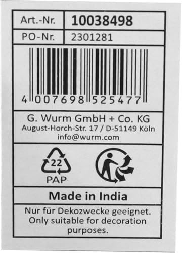 com-four® Deko Aufsteller Anker - Deko Schiffanker aus Holz und Metall - Maritimer Anker mit Schriftzug AHOI zum Hinstellen und Dekorieren (braun/silberfarben Anker AHOI - 1 Stück)