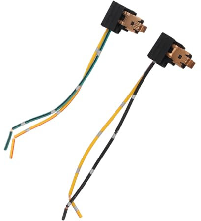 H1-Scheinwerfersteckeradapter, Autoscheinwerfer-Sockeladapter mit LED/SMD, für H1-Glühbirne, Tageslicht, Nebelscheinwerfer/Halogenlampen, Vorverdrahtet für Direktes