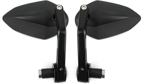 Mirrors Schwarz Sportbike 7/8 Lenkerendenspiegel Für CBR650R Für MT07 MT09 R6 Motorradzubehör