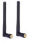 2 Pièces Antenne WiFi Bi Bande 2.4GHz 5GHz 5.8GHz 3dBi MIMO RP SMA Mâle Omnidirectionnelle pour Caméra IP Routeur Réseau Carte PCIE FPV Drone Récepteur Vidéo DVR Caméra Recul Sécurité sans Fil