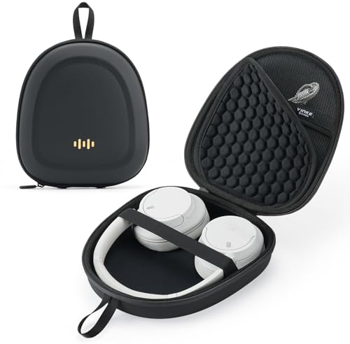 Kopfhörer Taschen Over Ear Hart für Sony/JBL/Soundcore/Bose/Skullcandy | Verbessertes stoßdämpfendes Design, Kopfhörer Hülle Case Universal