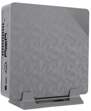 Jiawu Kompakter Mikro-PC, Doppelband-WLAN, I5-Prozessor, Hochauflösende Multimedia-Schnittstelle, VGA für Home Entertainment, ABS-Material (EU-Stecker I5-4460-16G-512)