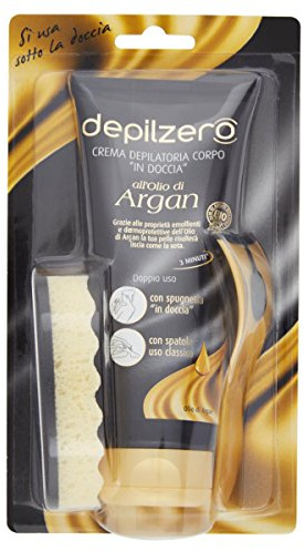 DEPILZERO CREMA DEPILATORIA CORPO DOCCIA OLIO DI ARGAN 200 ML