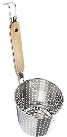 Backbayia 14 cm Nudelsieb Werkzeug Küche Korb Sieb Noppen Filter Abtropfgitter für Nudeln
