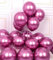 AULE Palloncini Fucsia Metallizzati: 50 Pezzi 30cm Palloncini Elio Fuxia per Feste Rosa Palloncino in Lattice Decorazioni per Baby Shower Matrimonio Compleanno