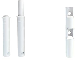 Öffnungssystem zum Öffnen und Push-Öffnen von Ratschen, mit Stoßschutz, Türöffnung, Möbeltür, 55 mm 20 mm, Weiß.