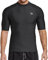 baleaf UV Shirt Herren Wasser UPF 50+ Kurzarm Rashguard Herren Schwimmshirt Rash Vest für Schwimmen Tauchen Schwarz 3XL
