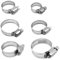 AKORD 30pcs Hose Pipe Clips 10-38mm Stainless Steel Hose Clamp