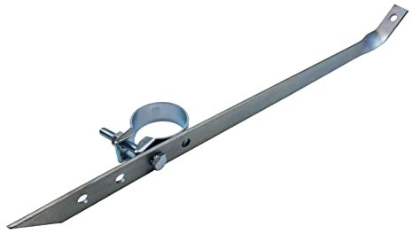 p4U Stützradstrebe Stabilisator Deichsel Stütze für 60mm Stützrad Schwerlaststützrad Stabilisatorstrebe