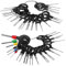 KAILEE 38 Pcs Auspinn Werkzeug KFZ Kabel Stecker Terminal Removal Tool Kit Entriegelungswerkzeug für Flach- und Rundsteckkontakte