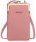 Femme Pochette Téléphone Portable Petit Bandoulière Sac à Main Sacs Bandoulière Mini Cuir PU Sac Téléphone Portable Femme Porte-Carte Bandoulière Portefeuille Pochette avec Réglables Bandoulière…