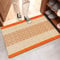 PHP Non Slip Indoor Door Mat, Heavy Duty 40 x 60 cm Waterproof Gel Back Welcome Front Door Mat, Floor Mats for Home, Kitchen and Bedroom Decor -Orange