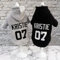 Hunde-Kapuzenpullover, personalisierbar, mit Namen und Nummer, Hunde-Kapuzenpullover, Winterkleidung, Hundepullover