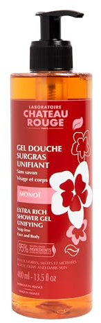 LABORATOIRE CHÂTEAU ROUGE - Gel Douche Unifiant Monoï- Hydratation et Douceur - 400ml
