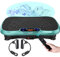 AXV Vibration Plate Fitness Platform Exercise Machine Vibrating Lymphatic Drainage Shaking Full Body Shaker Workout Vibrate Stand Shake Board Sport Gym for Weight Loss Fat Burner for Women Men