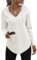 Tanmolo Kapuzenpullover Damen Baumwolle Hoodie Pullover Sweatshirt Langarm Tops Casual Oberteile Weiß, L