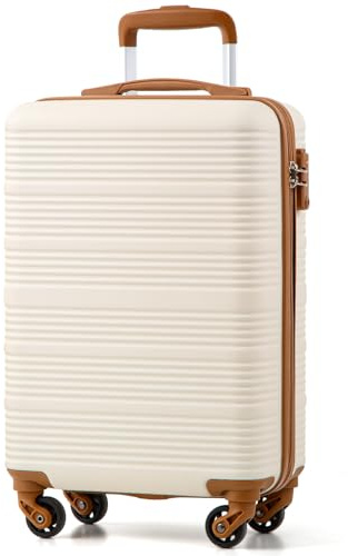 COOLIFE Cabin Suitcase 55x35x20cm for Ryanair, Carry On Suitcase