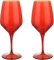 Pasabahce Allegra - Juego de 2 copas de vino de cristal rojo, decoración de mesa