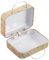 EXCEART Kasten Mini-Koffer-Geschenkbox - Kleiner Reisekoffer, Winzige Kofferbox, Visitenkartenetui, Gepäckbox, Falsches Wimpernetui, Kosmetiketui, Schmuck Metall Verpackung