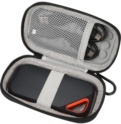Hard Case For Sandisk Extreme Pro/Sandisk Extreme Portable External SSD 128GB 500GB 1TB 2TB Protective Storage Travel Bag(Gray)