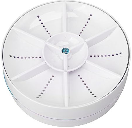 AILOOCEDI 1PCS Lavastoviglie Portatile, Lavastoviglie Portatile ad Ultrasuoni, con Pulizia Ad Alta Pressione, Adatta per Cucina Domestica, Lavaggio di Frutta e Piatti, Viaggi (Blu)