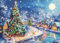Christmas Jigsaw Puzzles 1000 Piece-Snow Village puzzle adults 1000 piece puzzle Christmas jigsaw puzzles 1000 Piece for Adults senior