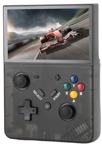 Handheld-Spielekonsole mit 4,3-Zoll-IPS-Bildschirm, 25 Klassische Simulatoren, über 20.000 Retro-Spiele, mit Kleiner Speicherkarte, für -, PS1- und N64-Emulatoren (128GB)