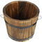 STOBOK Holz Pflanzkübel Retro Blumentopf Für Balkon Und Garten Kreatives Und Vielseitiges Pflanzgefäß Aus Natürlichem Material Für Sukkulenten Und Pflanzen Mittlere Mit Klassischem